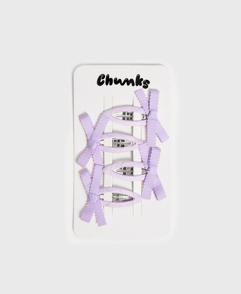 lilac bows