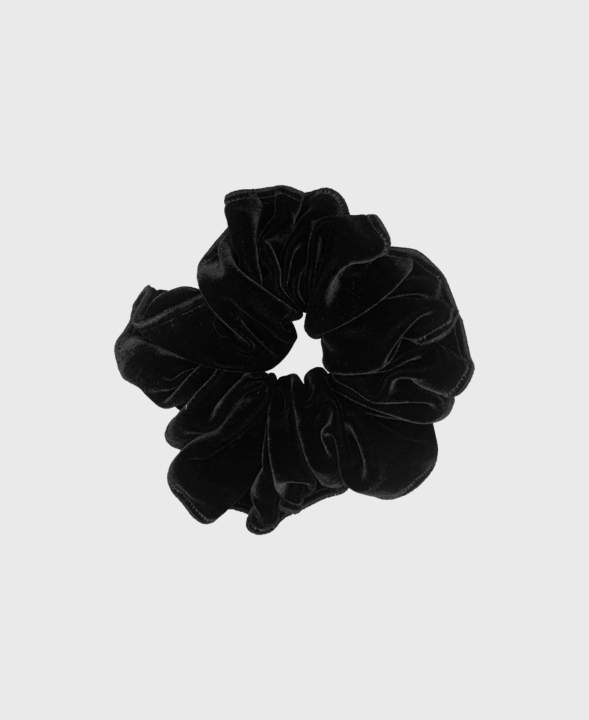 SCRUNCHIE - BLACK VELVET