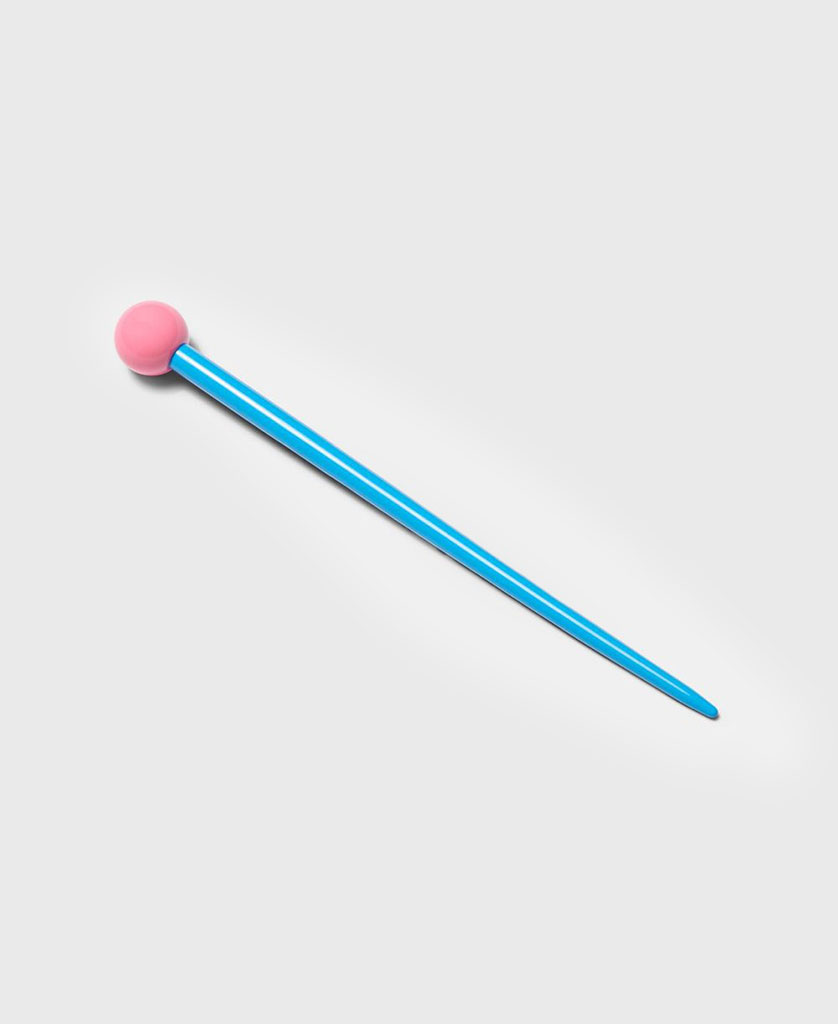 GUMBALL HAIR STICK - BLUE + PINK