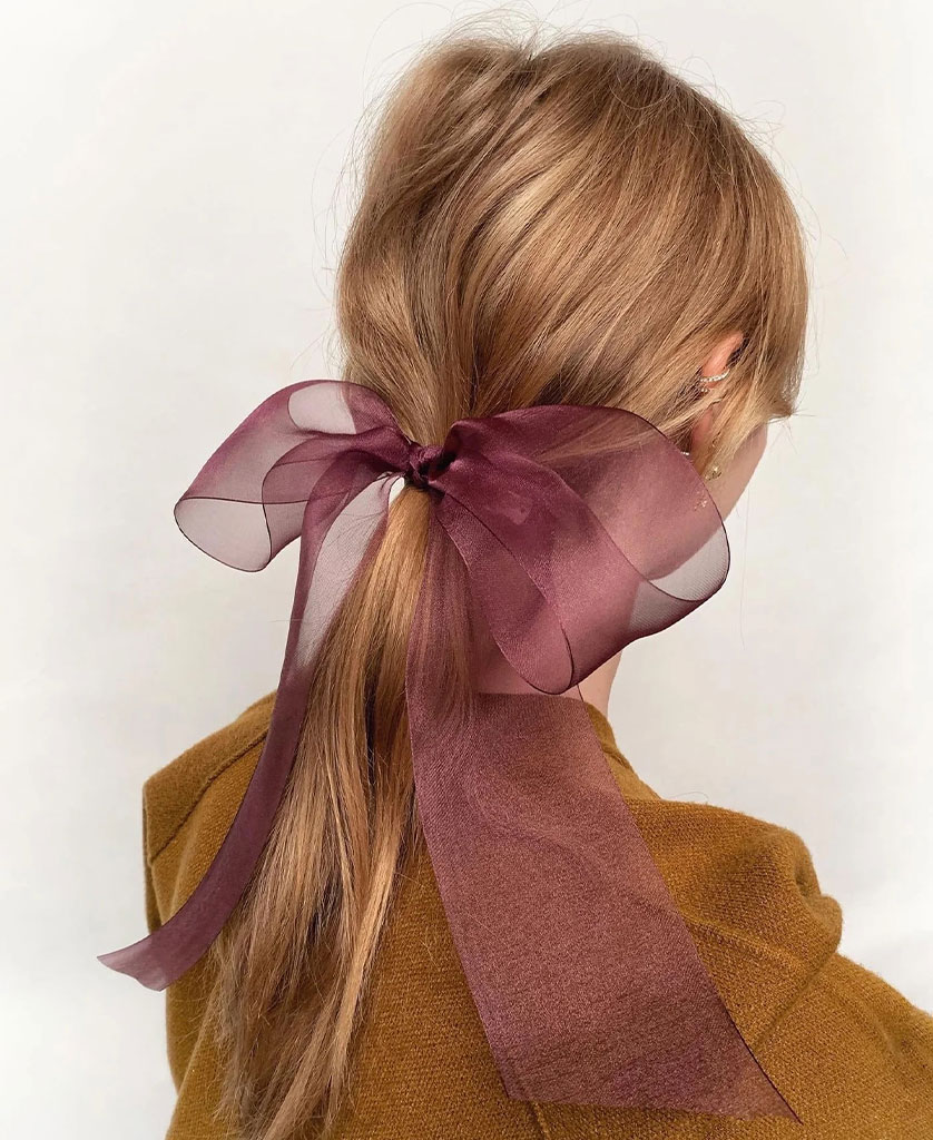 AMY BOW - OXBLOOD