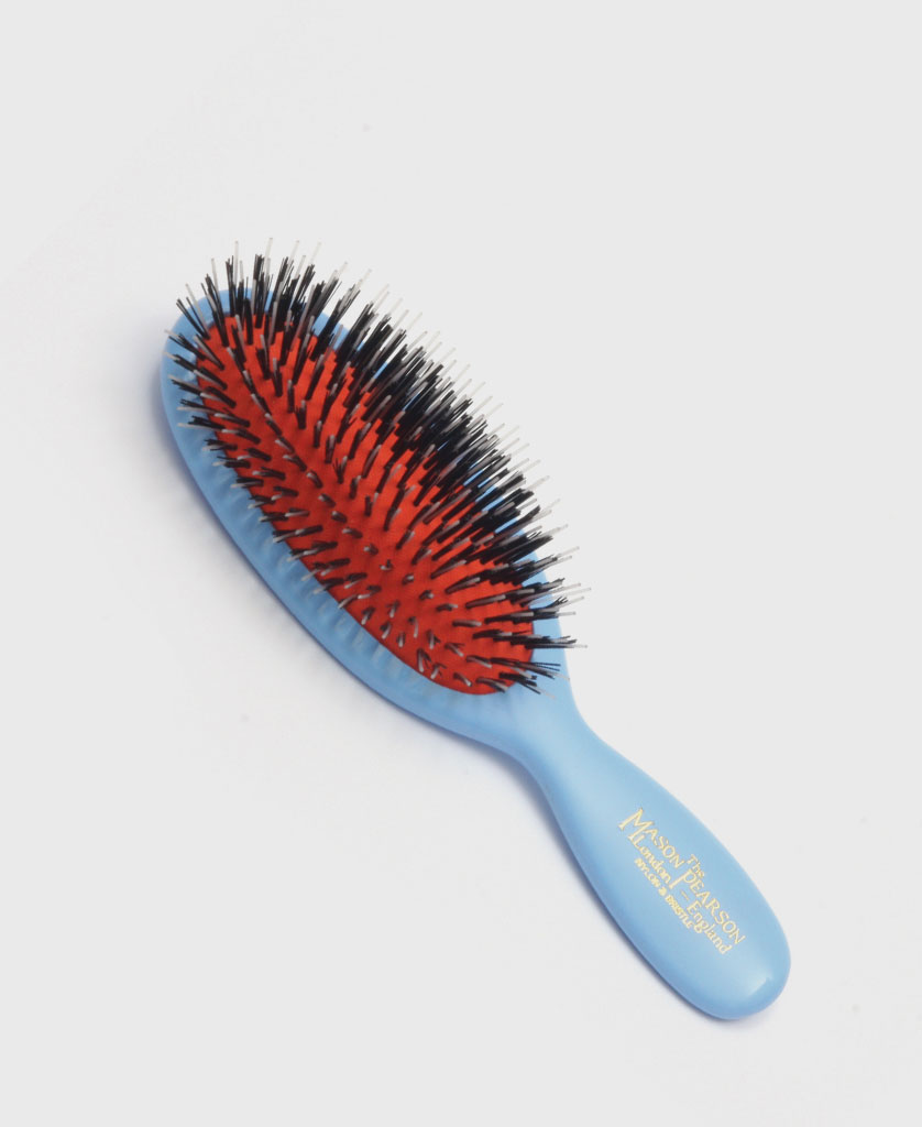 MASON PEARSON POCKET HAIRBRUSH - BLUE