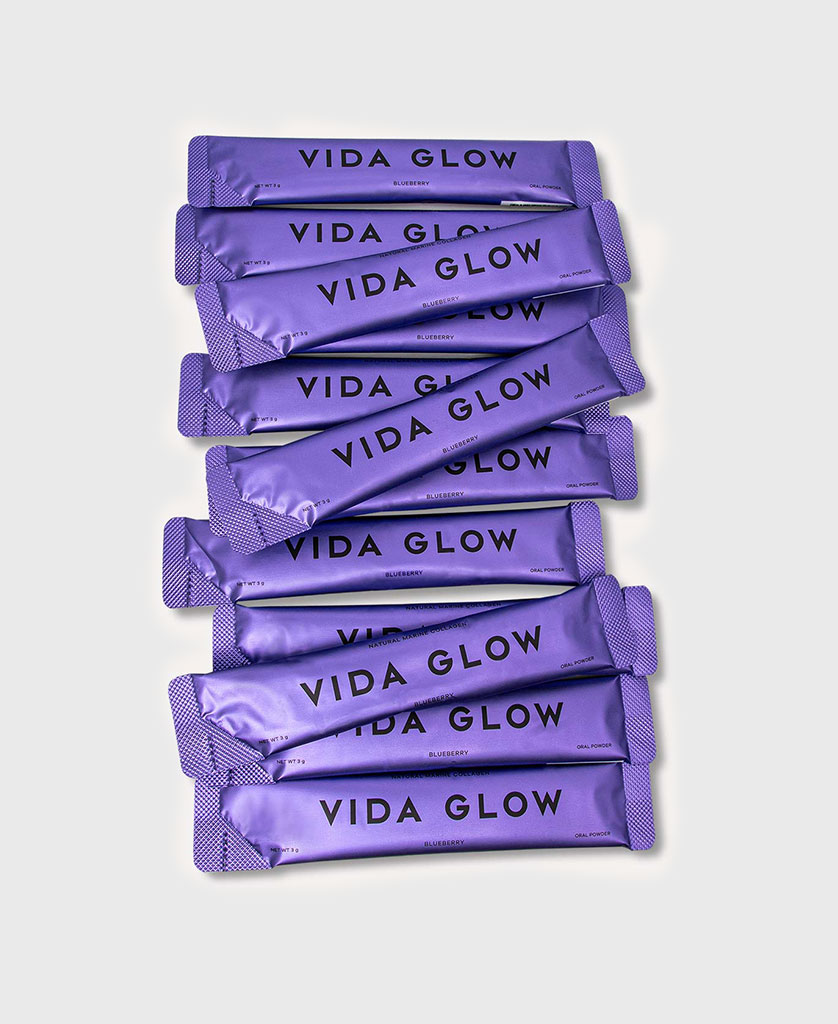 NATURAL MARINE COLLAGEN SACHETS - BLUEBERRY