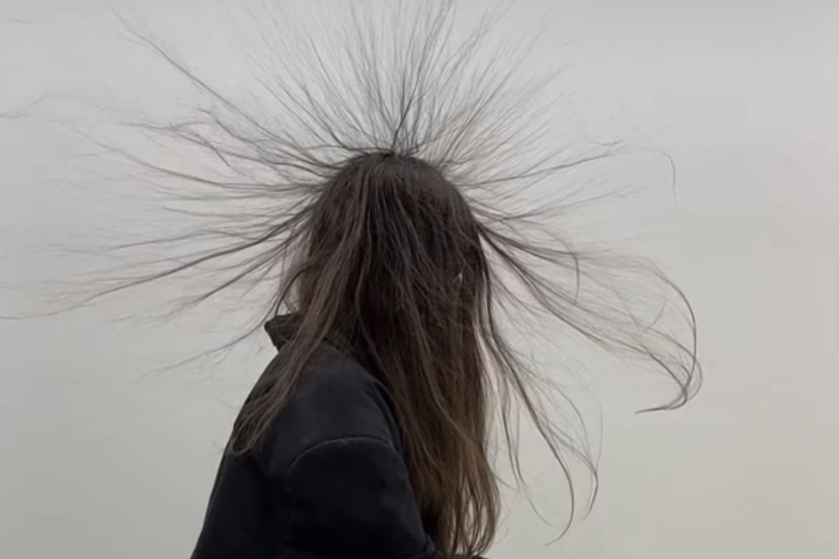 Upended! Bringing Static Hair Down To Earth