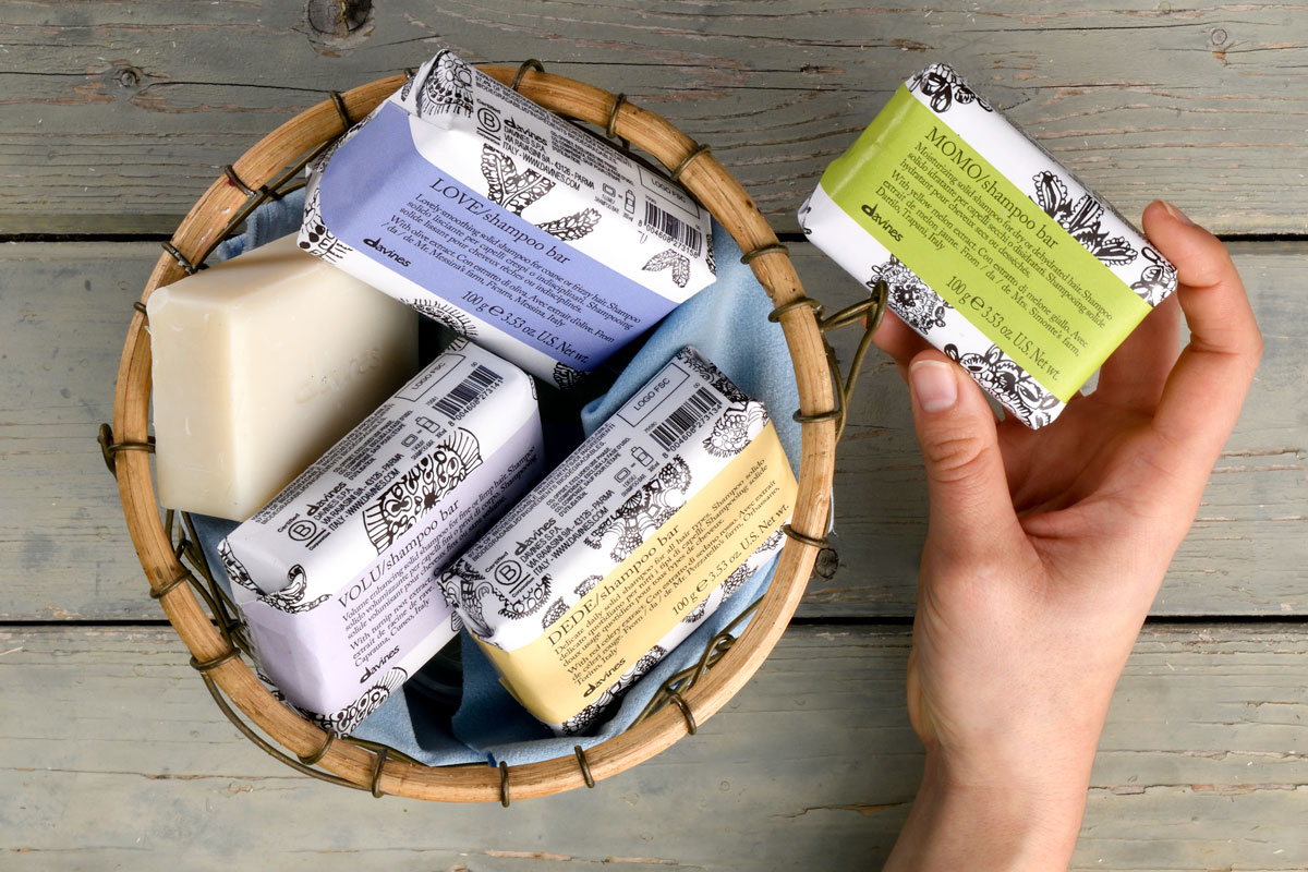 Introducing Davines Solid Shampoo Bars