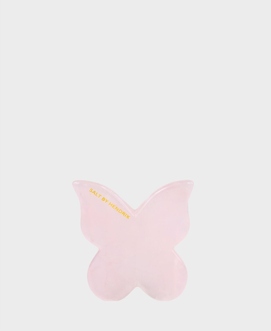 BUTTERFLY GUA SHA - ROSE QUARTZ