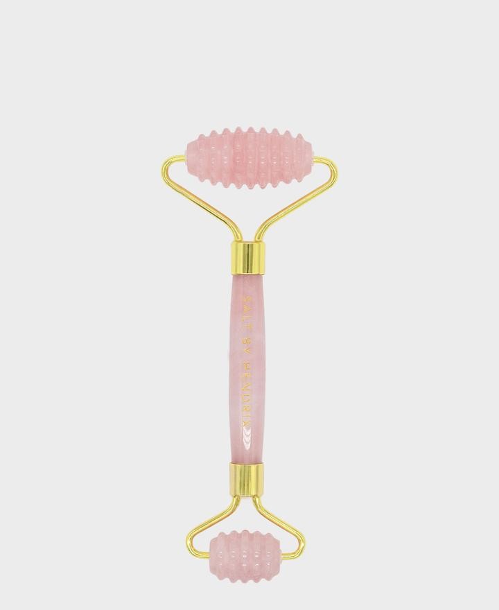 FACE ROLLER - TEXTURED ROSE QUARTZ
