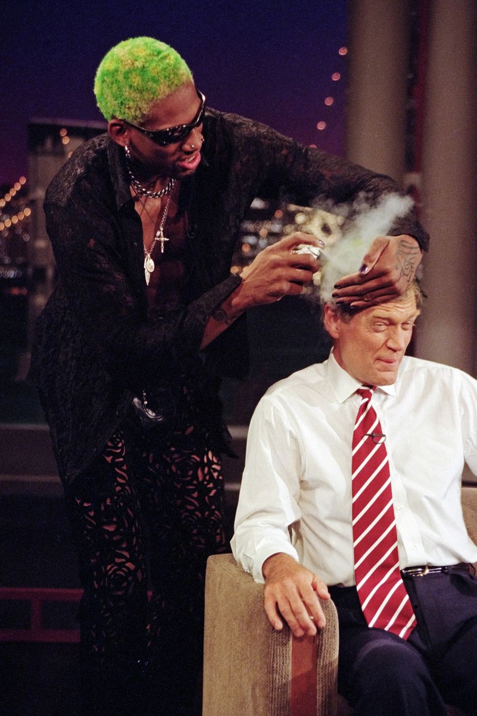 Can we admit that Dennis Rodman helped pave the way for guys like Uzi and  Carti to dress and dye they hair however they want. He's a GOAT :  r/playboicarti