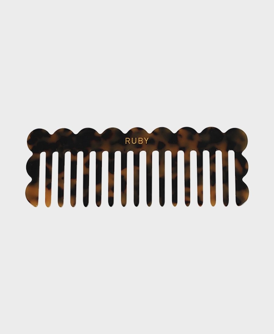 ON-THE-GO HAIR COMB TORTOISESHELL