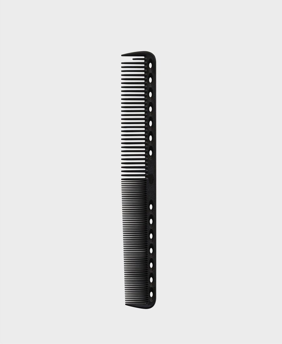 YS-339 FINE TOOTH COMB BLACK