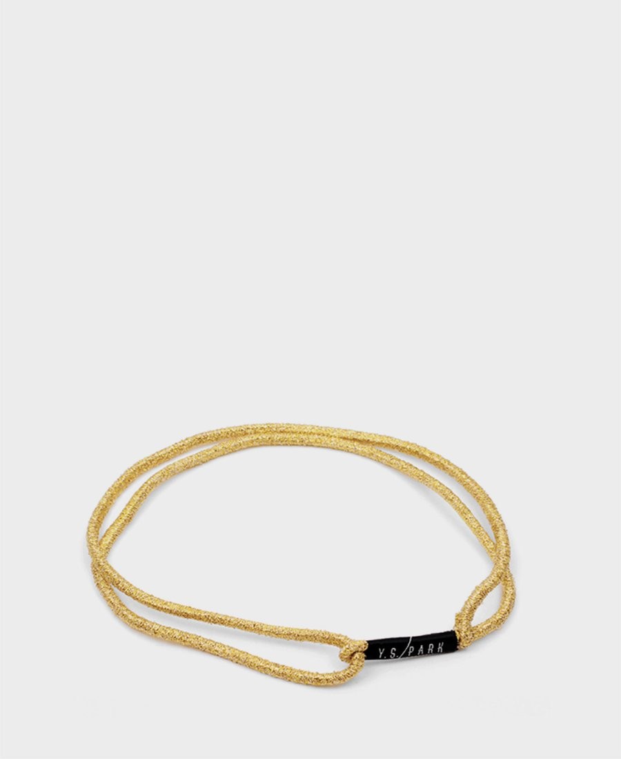 ELASTIC HAIR BAND GOLD