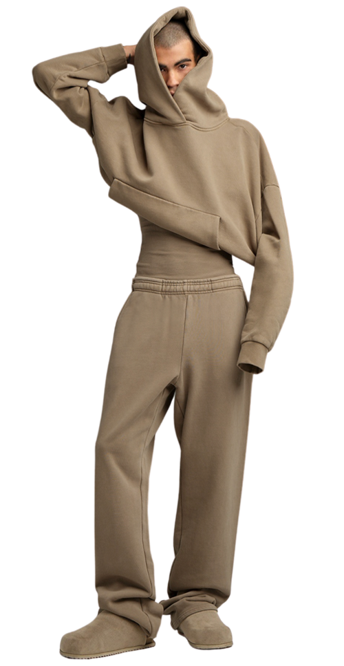 cropped heavy hood military – entire studios