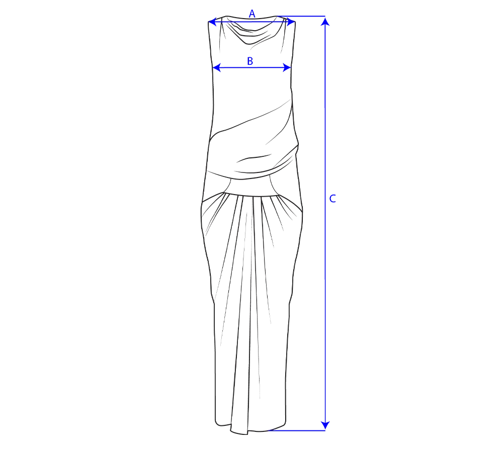 DRAPE DRESS