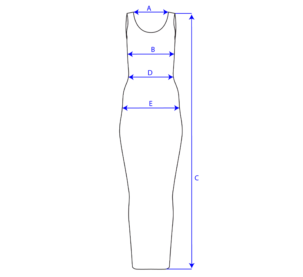 SQUARE NECK KNIT MIDI