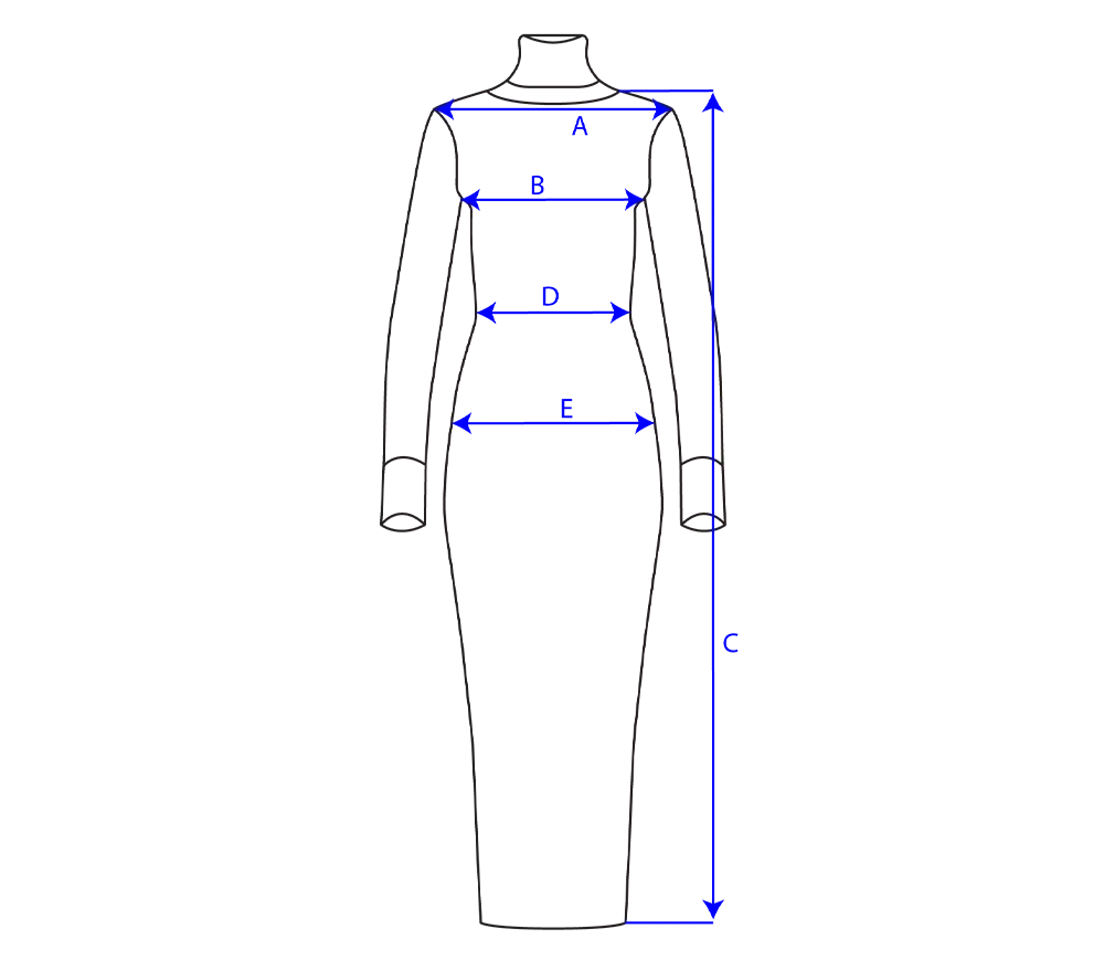 TURTLENECK MIDI DRESS