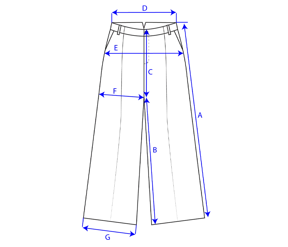 WIDE PLEATED TROUSER
