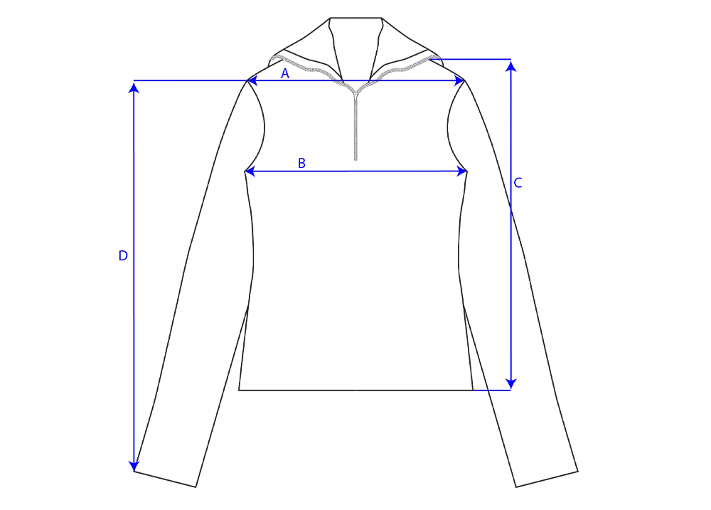 ZIP UP TURTLENECK SLIM