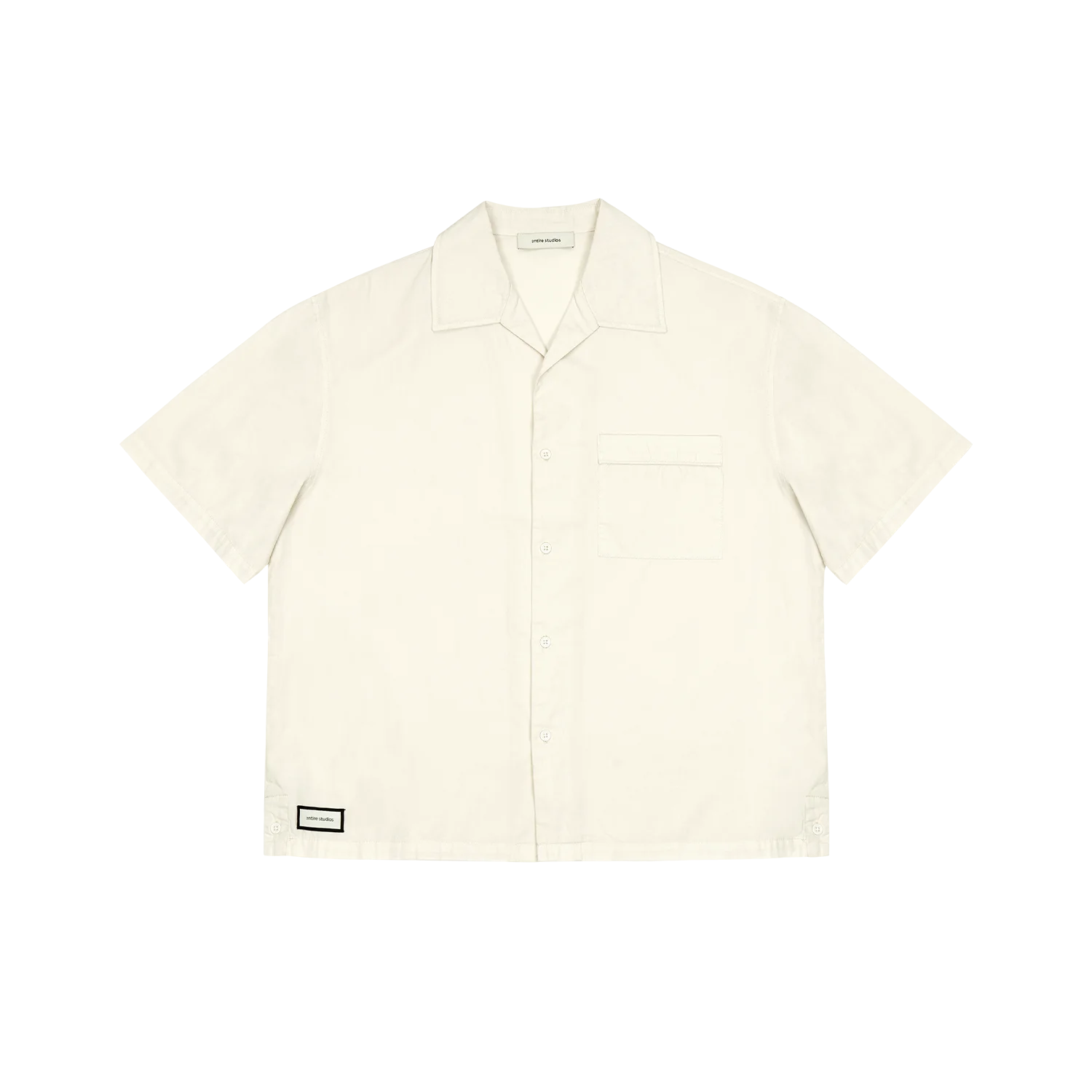 SS PAJAMA SHIRT OFF WHITE