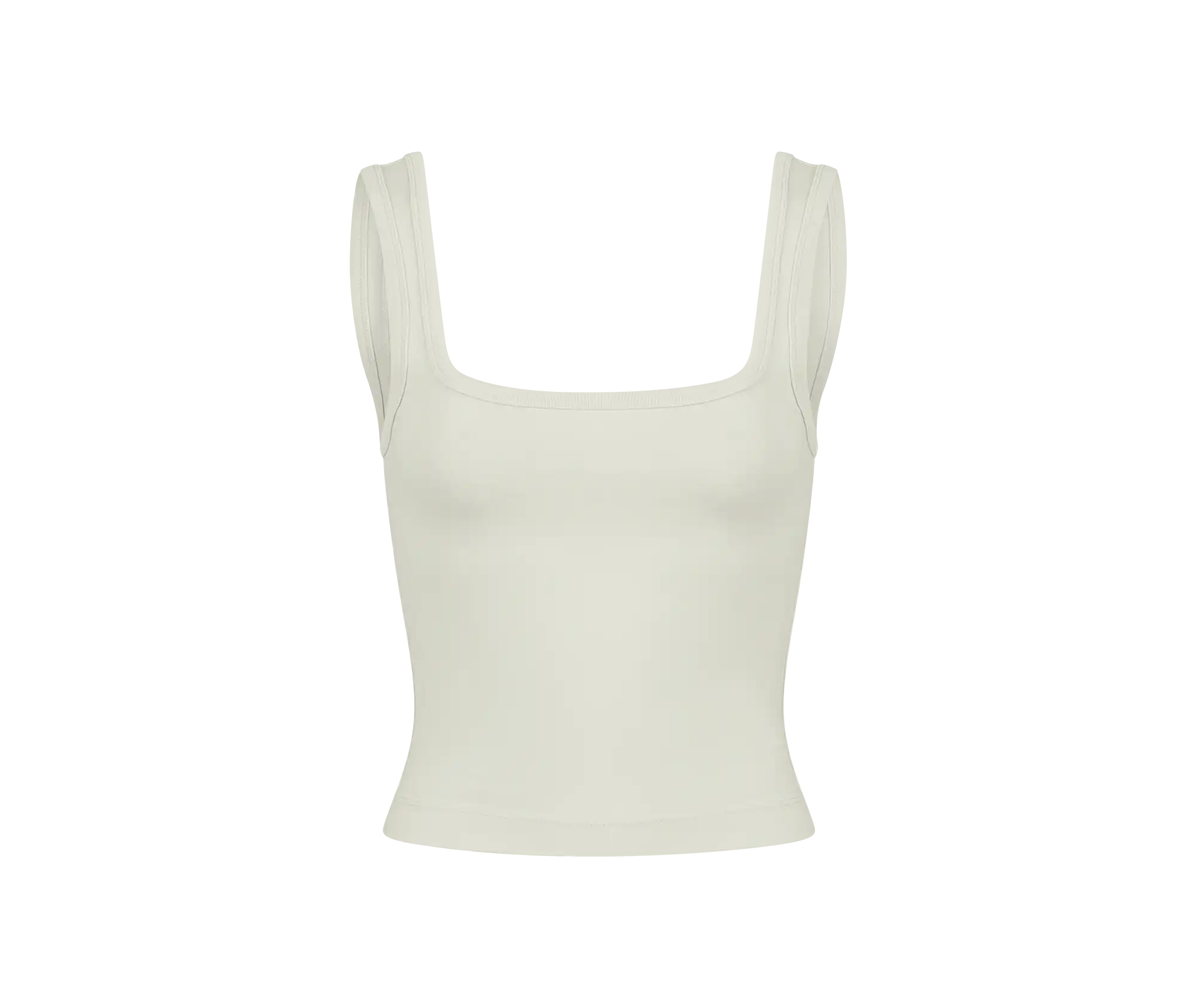 SQUARE NECK TANK RICE