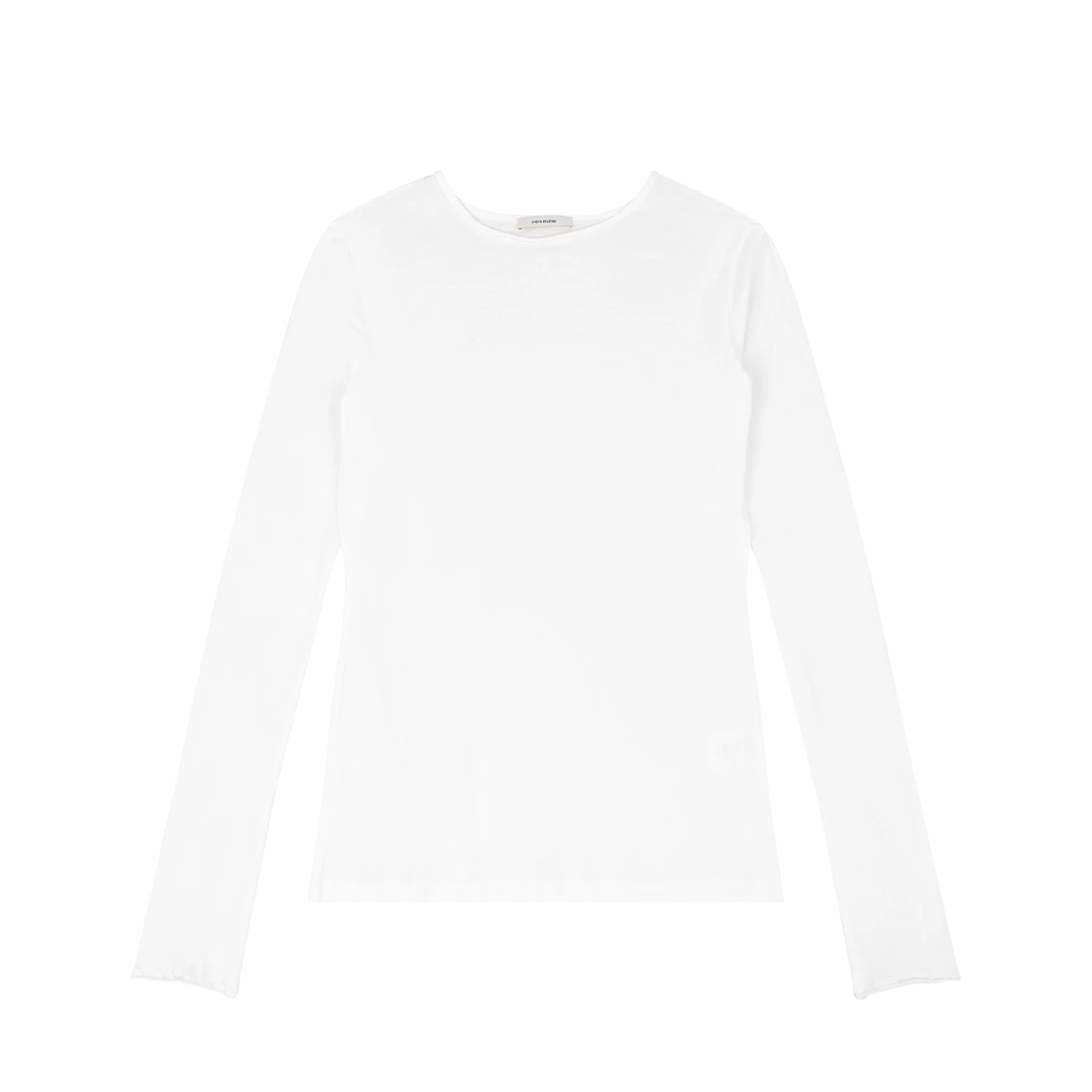SHEER LONG SLEEVE WHITE