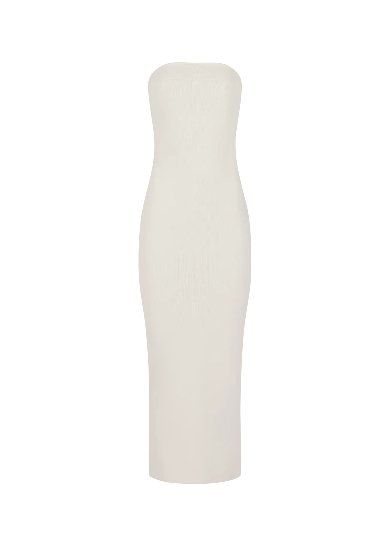 BANDEAU MIDI DRESS OFF WHITE