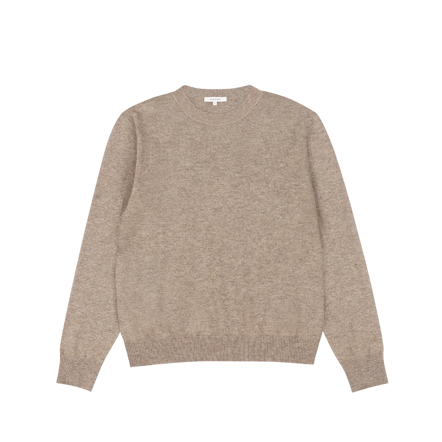 KNIT CREWNECK CAMEL