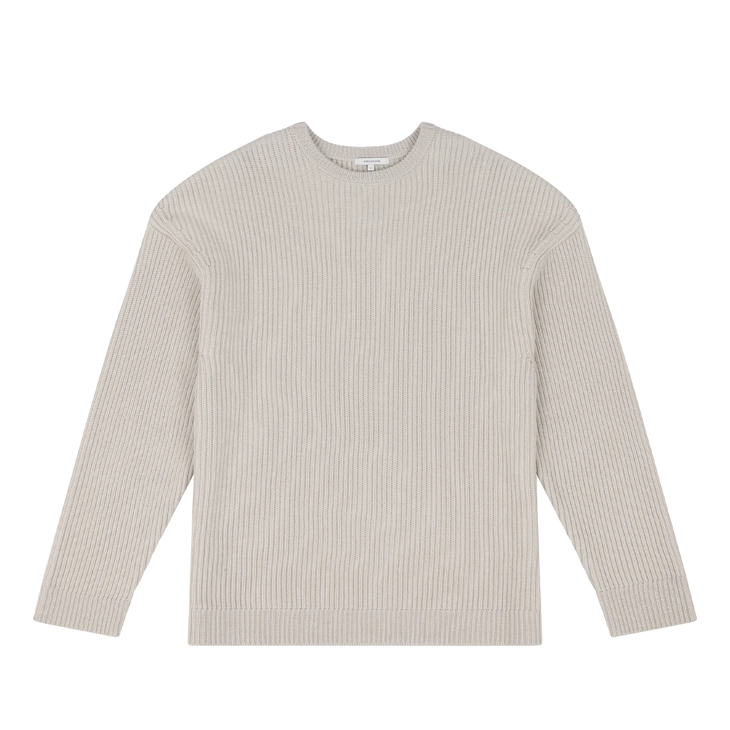 OVERSIZE KNIT CREWNECK BEIGE