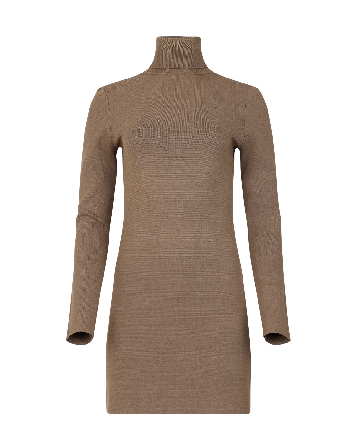 COMPRESSED MINI DRESS TAN