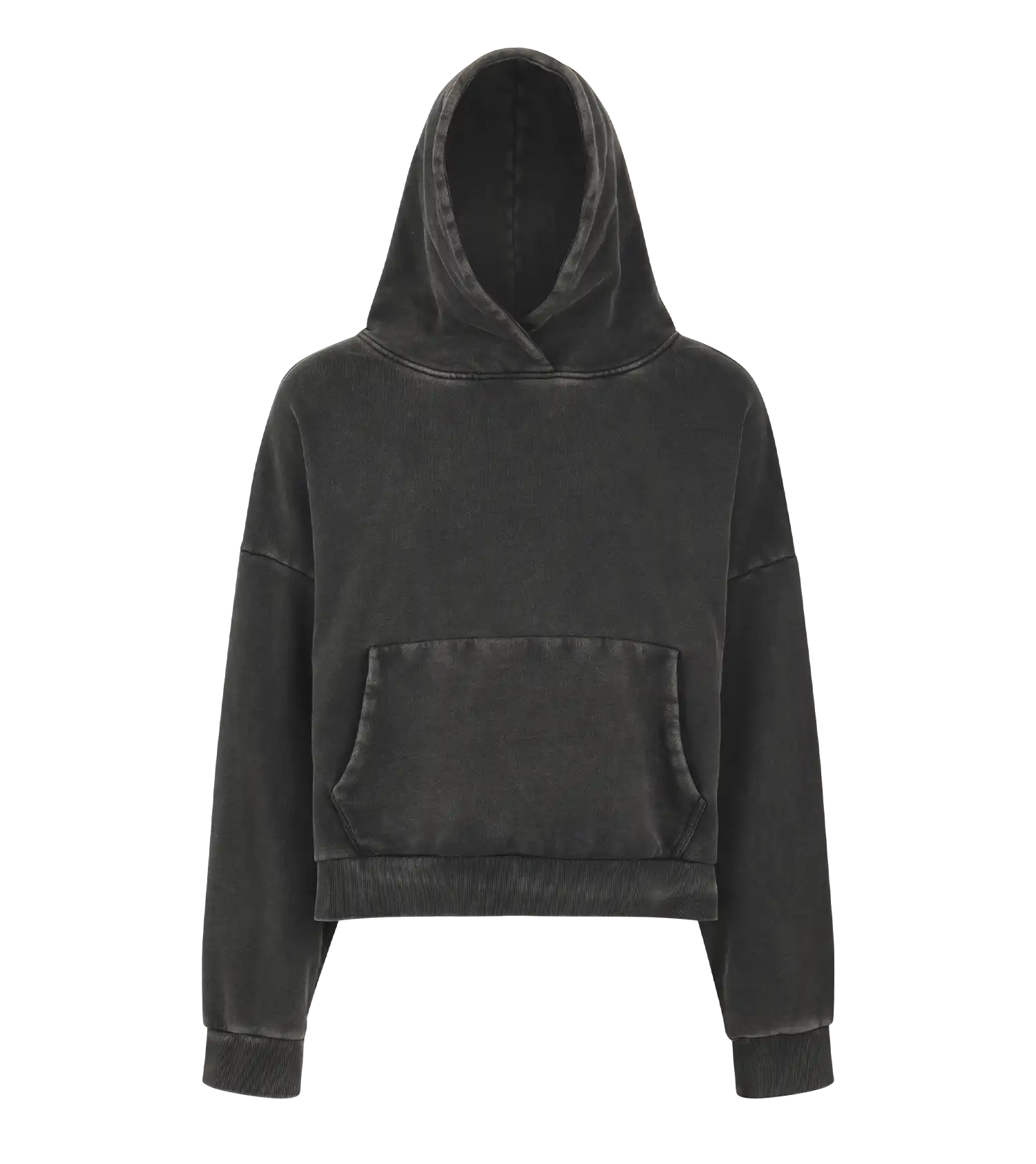 HEAVY HOOD WASHED BLACK (view 2)