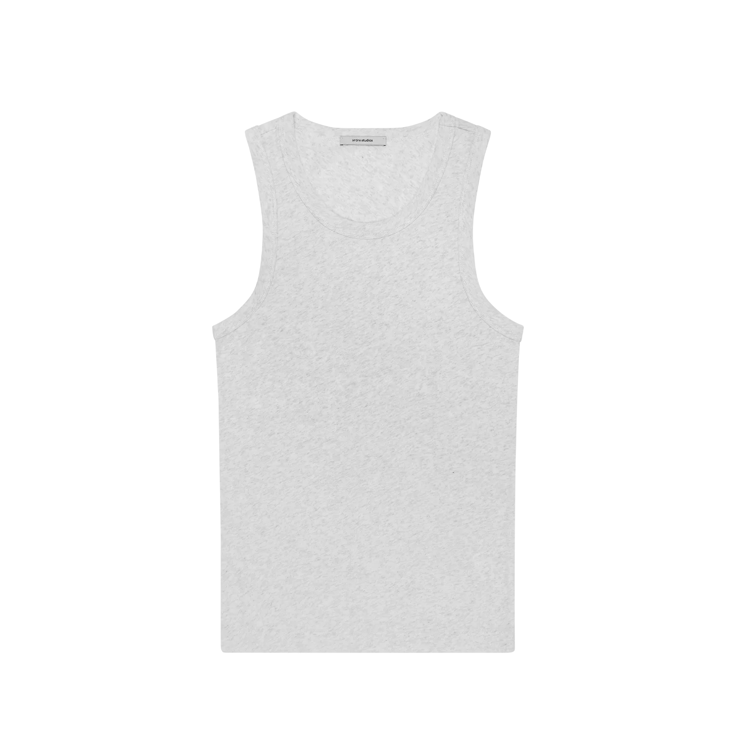 SHEER TANK HEATHER GREY
