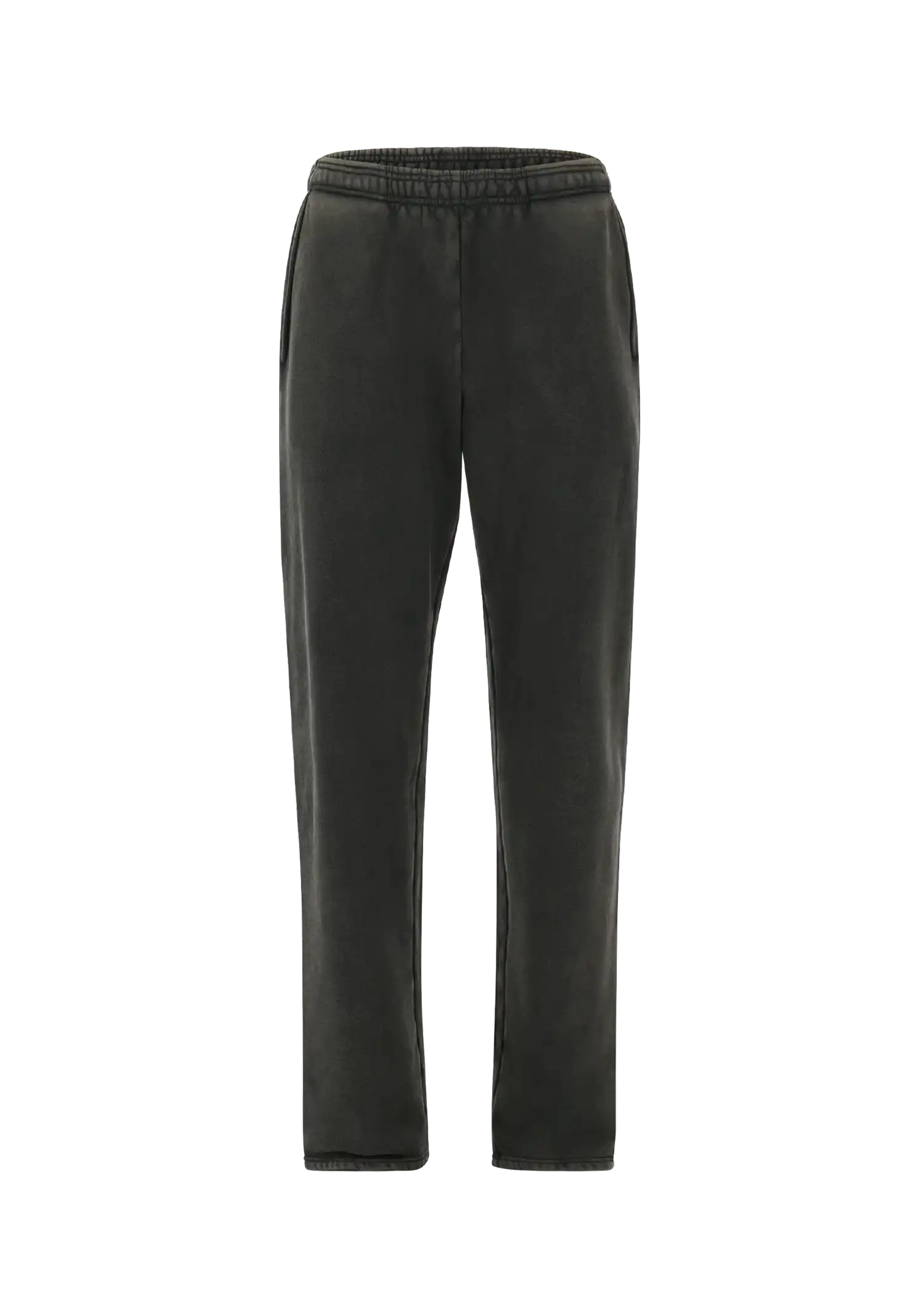 STRAIGHT LEG SWEATPANT WASHED BLACK