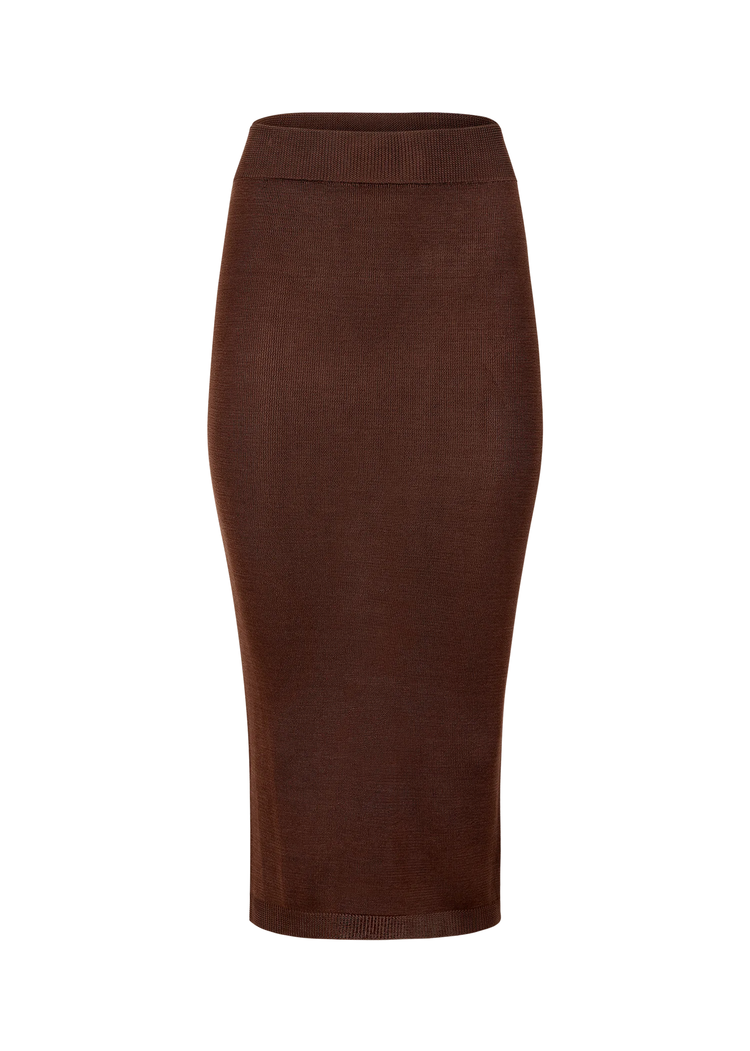MIDI SKIRT CHOCOLATE