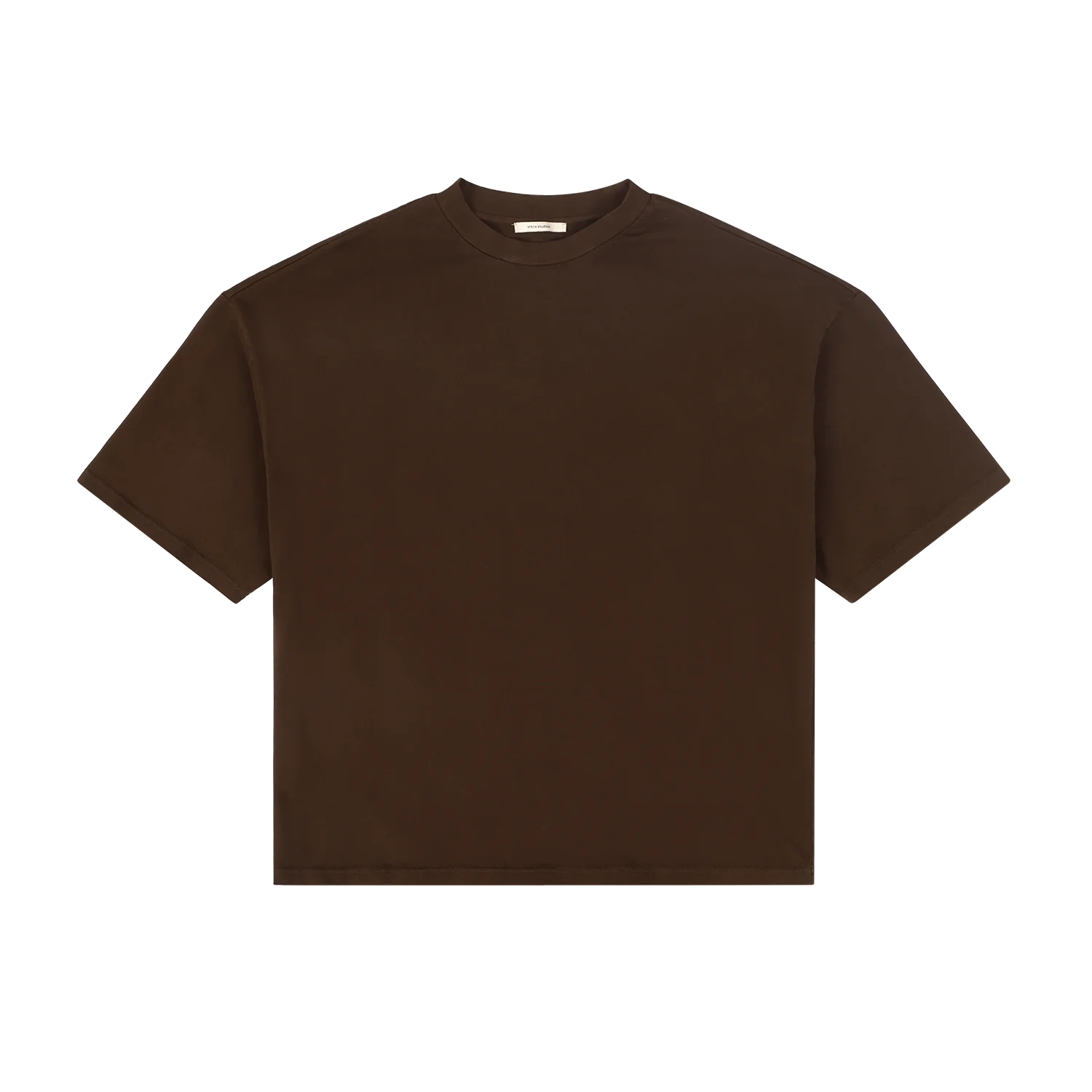 HEAVY BOXY TEE BRUNETTE