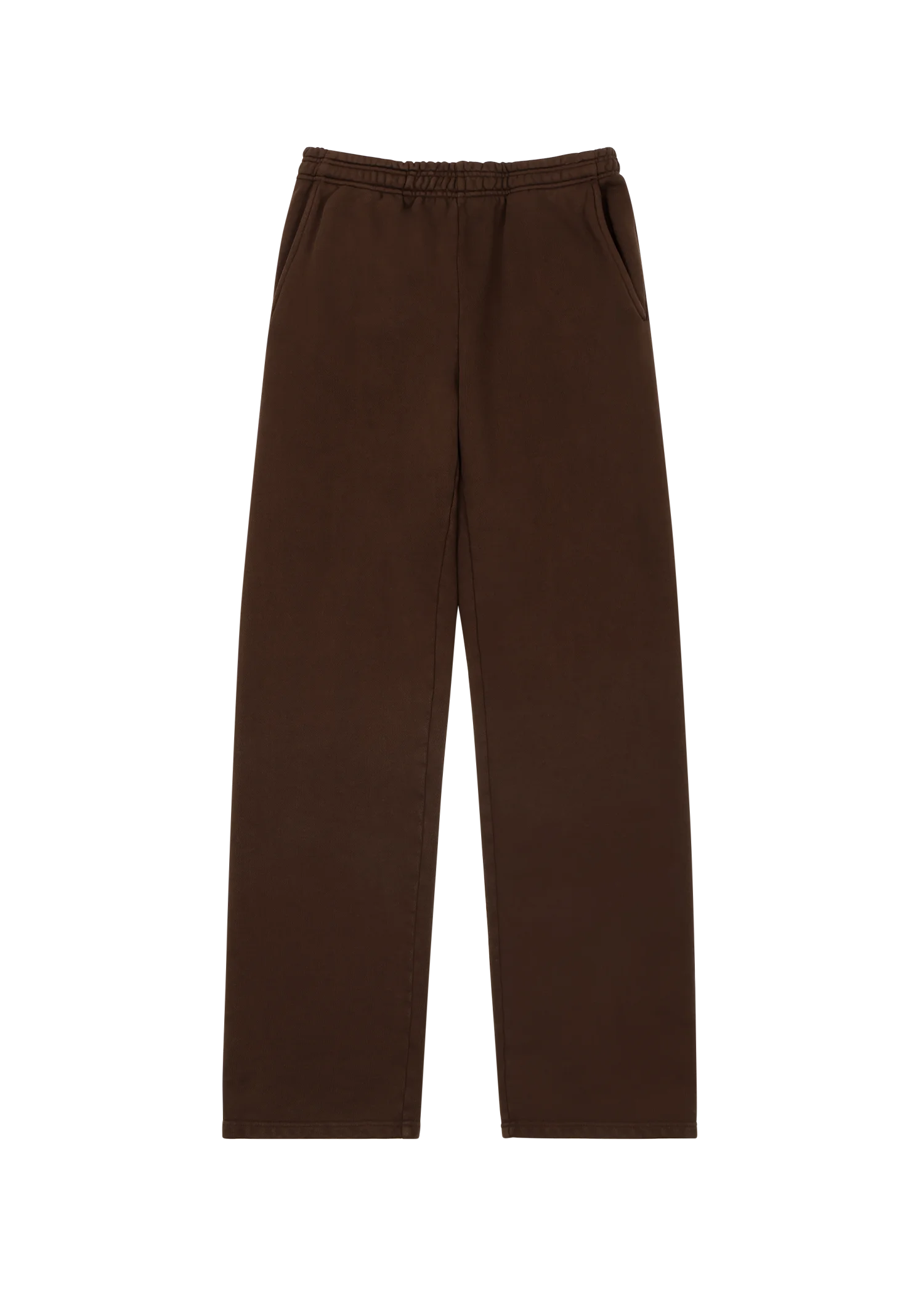 STRAIGHT LEG SWEATPANT BRUNETTE