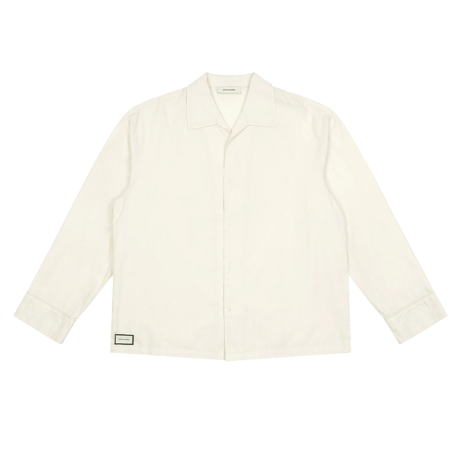 LS PAJAMA SHIRT OFF WHITE
