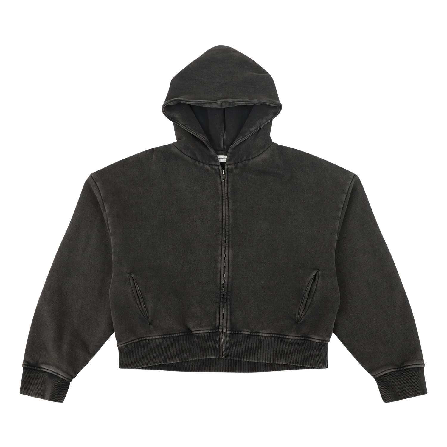 THERMAL HOOD WASHED BLACK