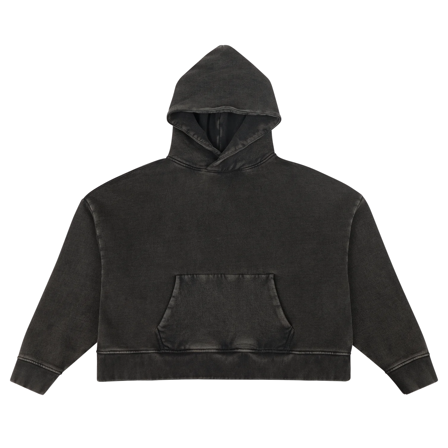 HEAVY HOOD WASHED BLACK