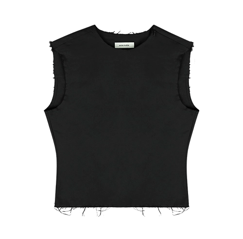 TELL TANK BLACK WOOL