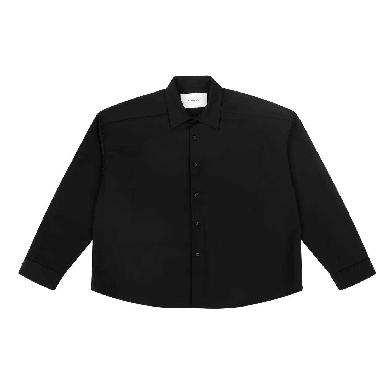 MILLER SHIRT BLACK WOOL
