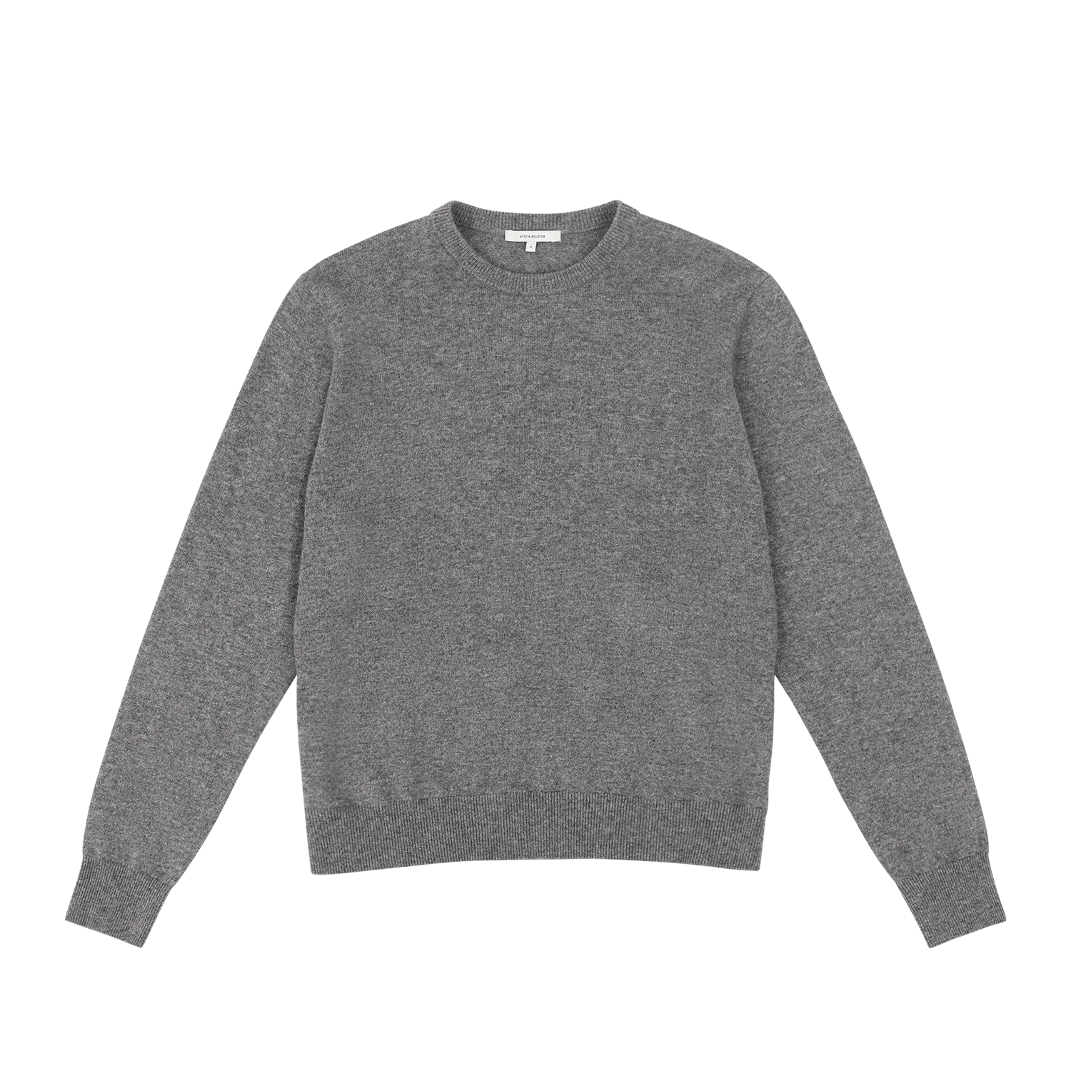 KNIT CREWNECK CONCRETE