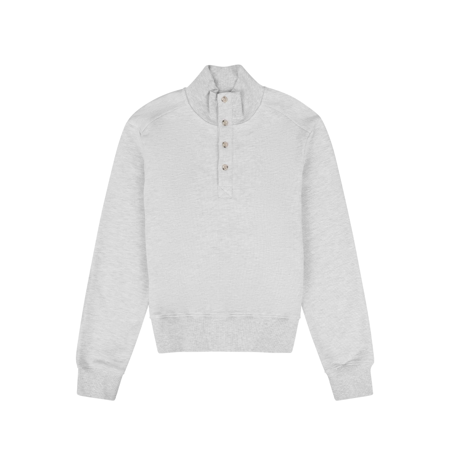 PORT PULLOVER HEATHER GREY