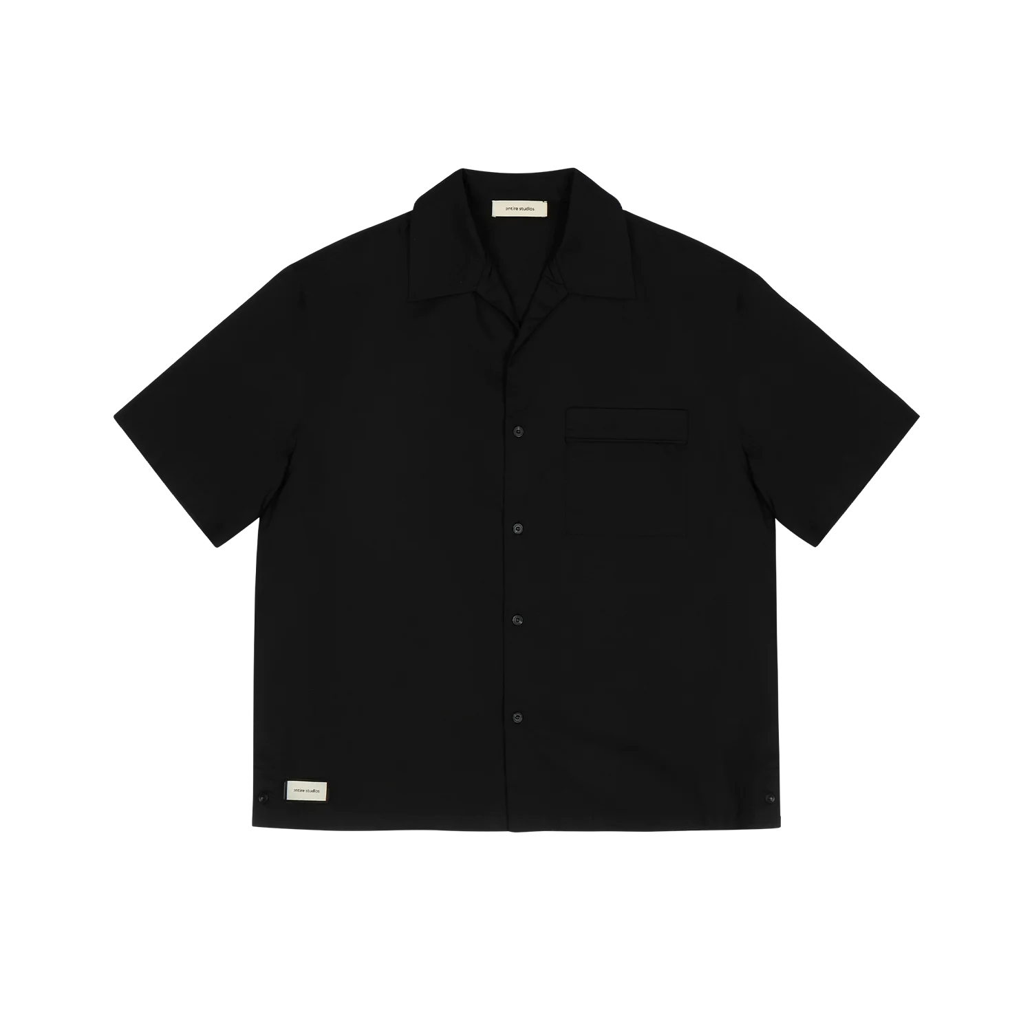 SS PAJAMA SHIRT BLACK