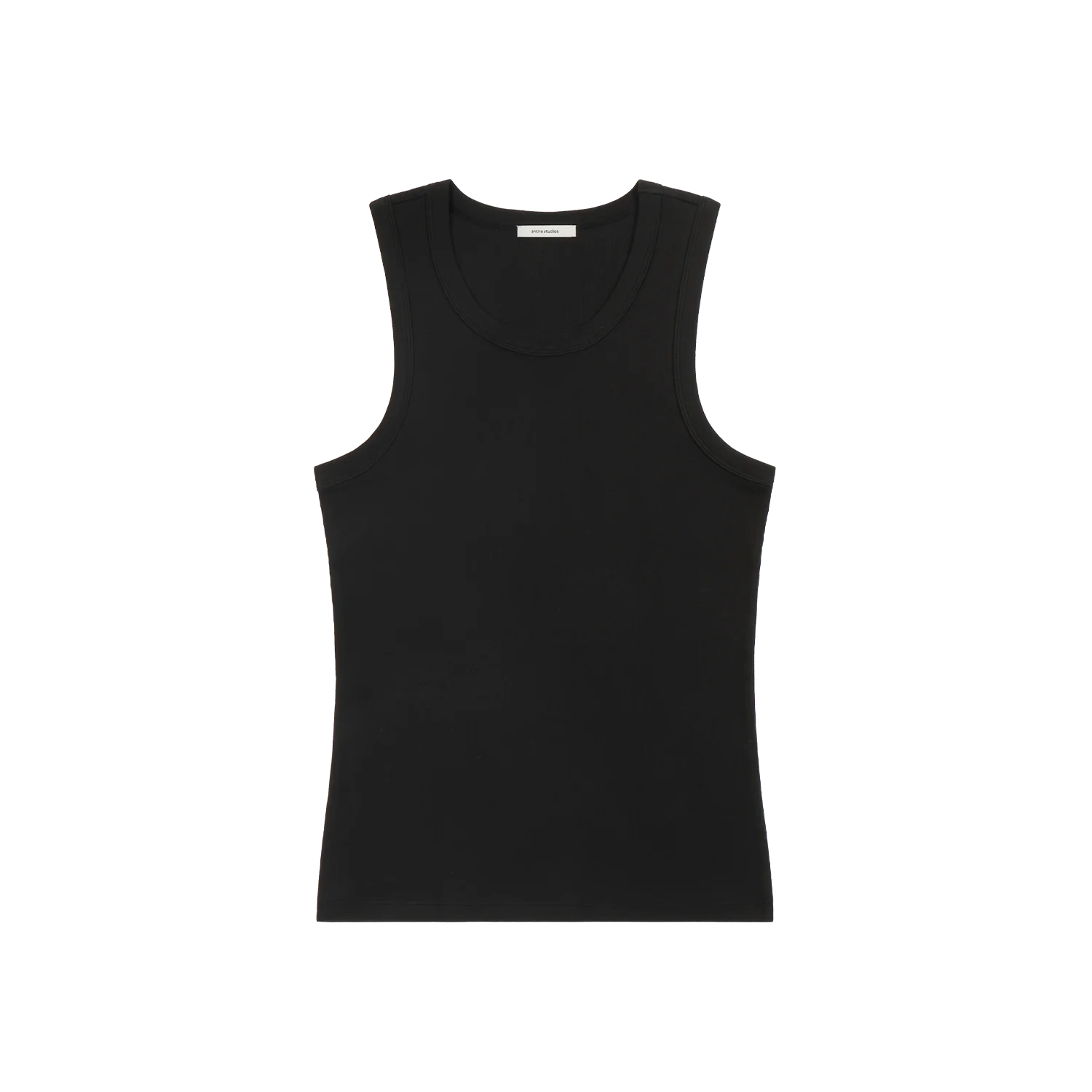 RIB TANK BLACK