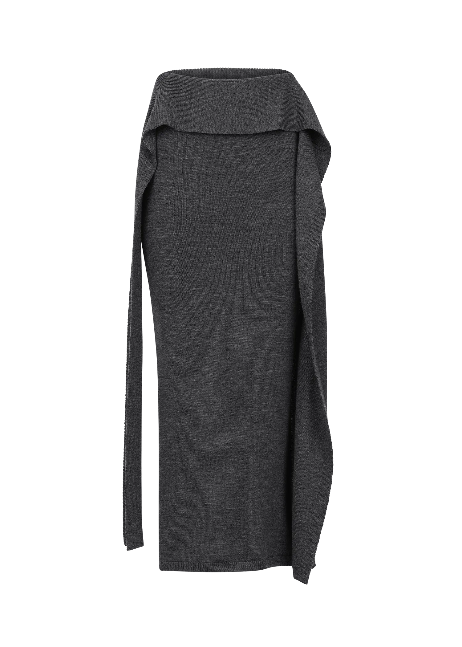 TIER SKIRT ASH