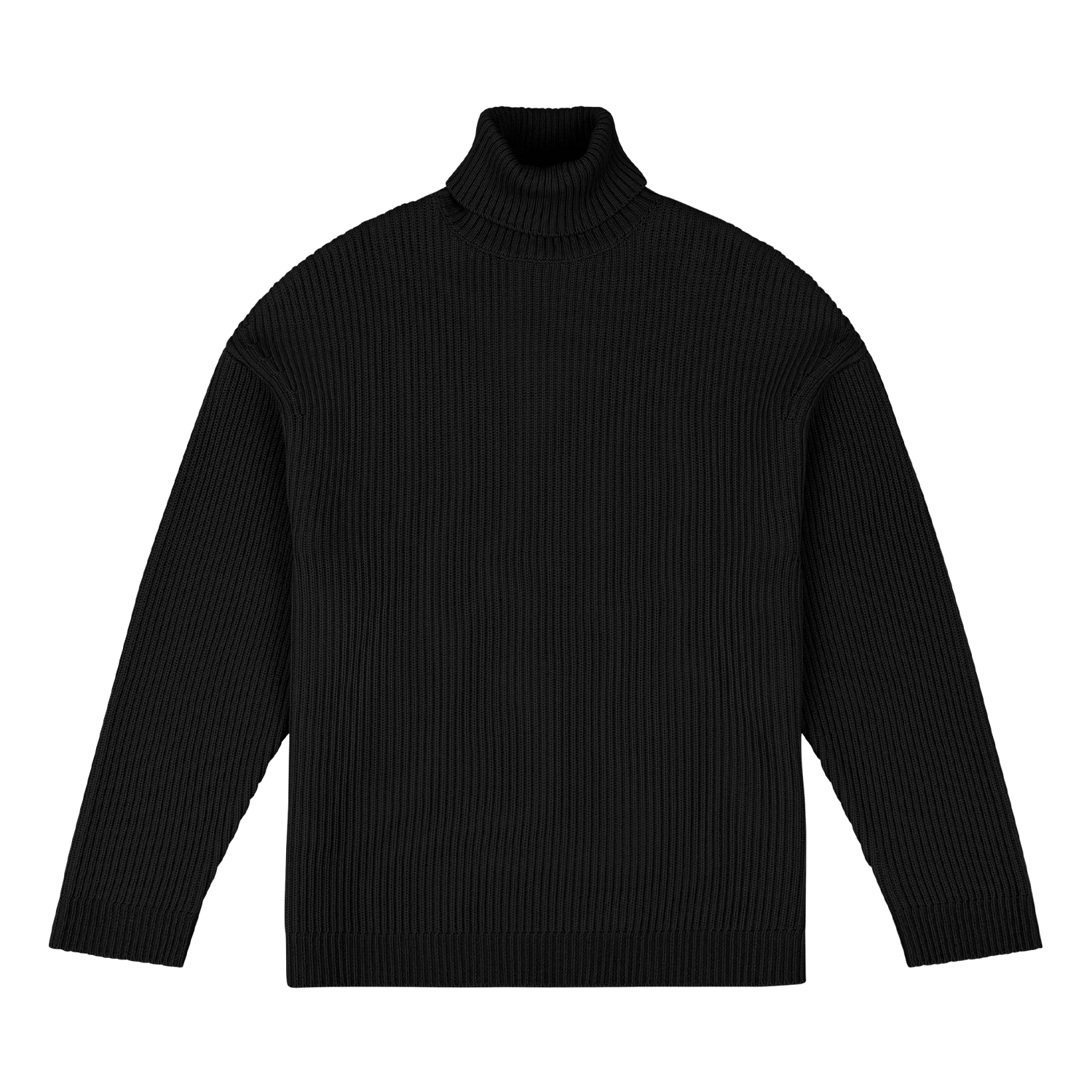 CHUNKY TURTLENECK BLACK