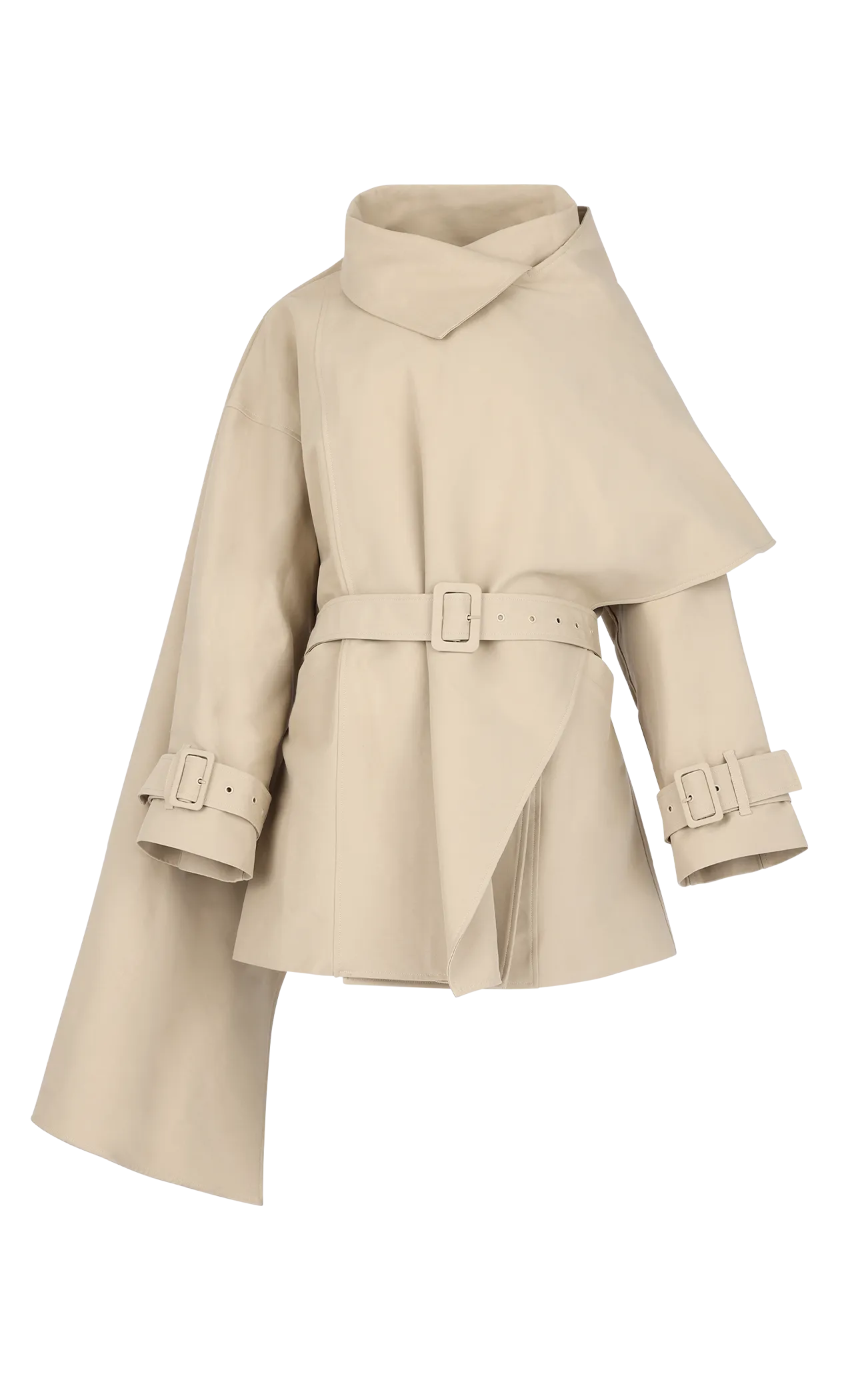 MINI SCARFCOAT SAND