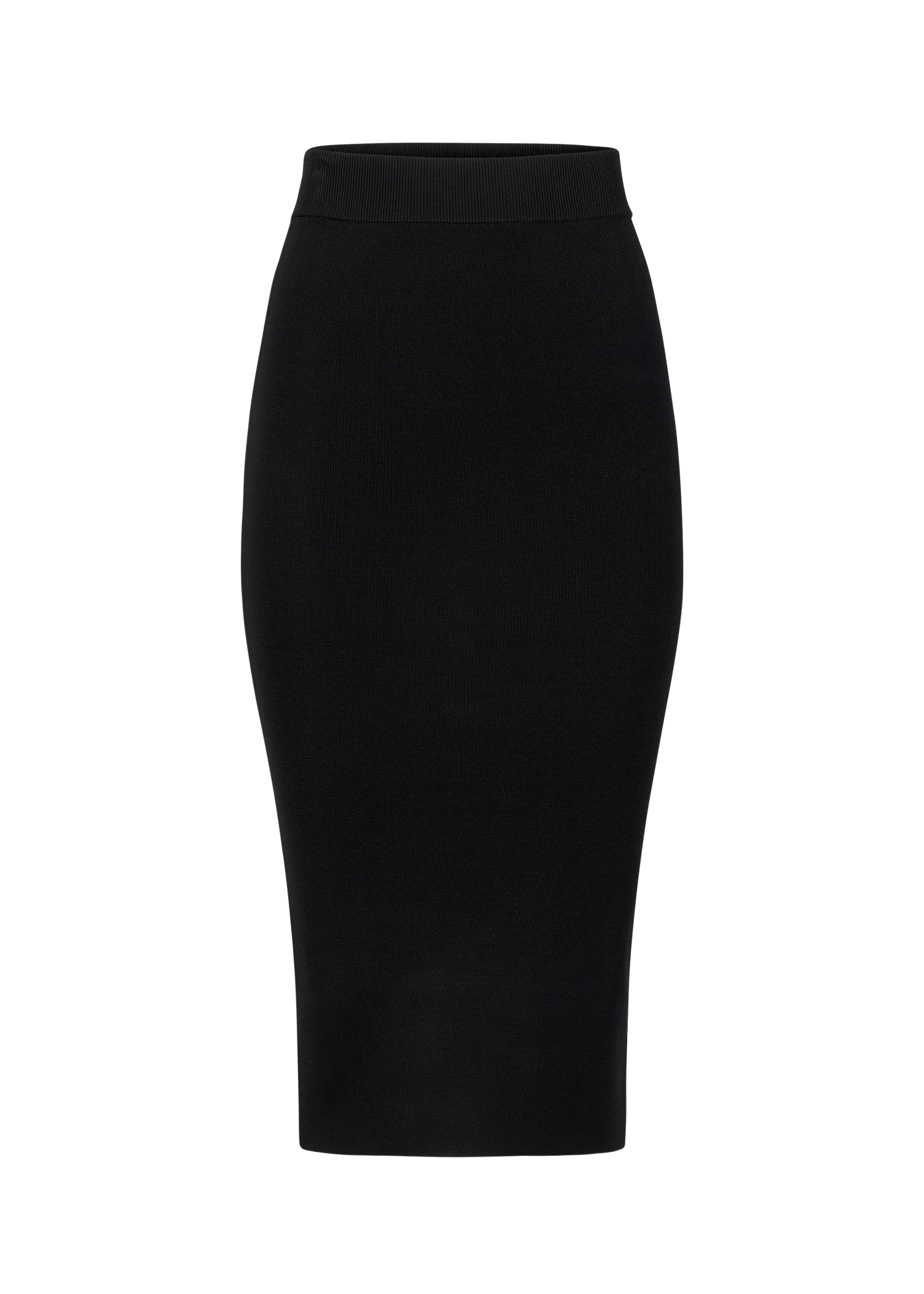 KNIT SKIRT BLACK