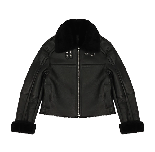 01 SHEARLING JACKET BLACK