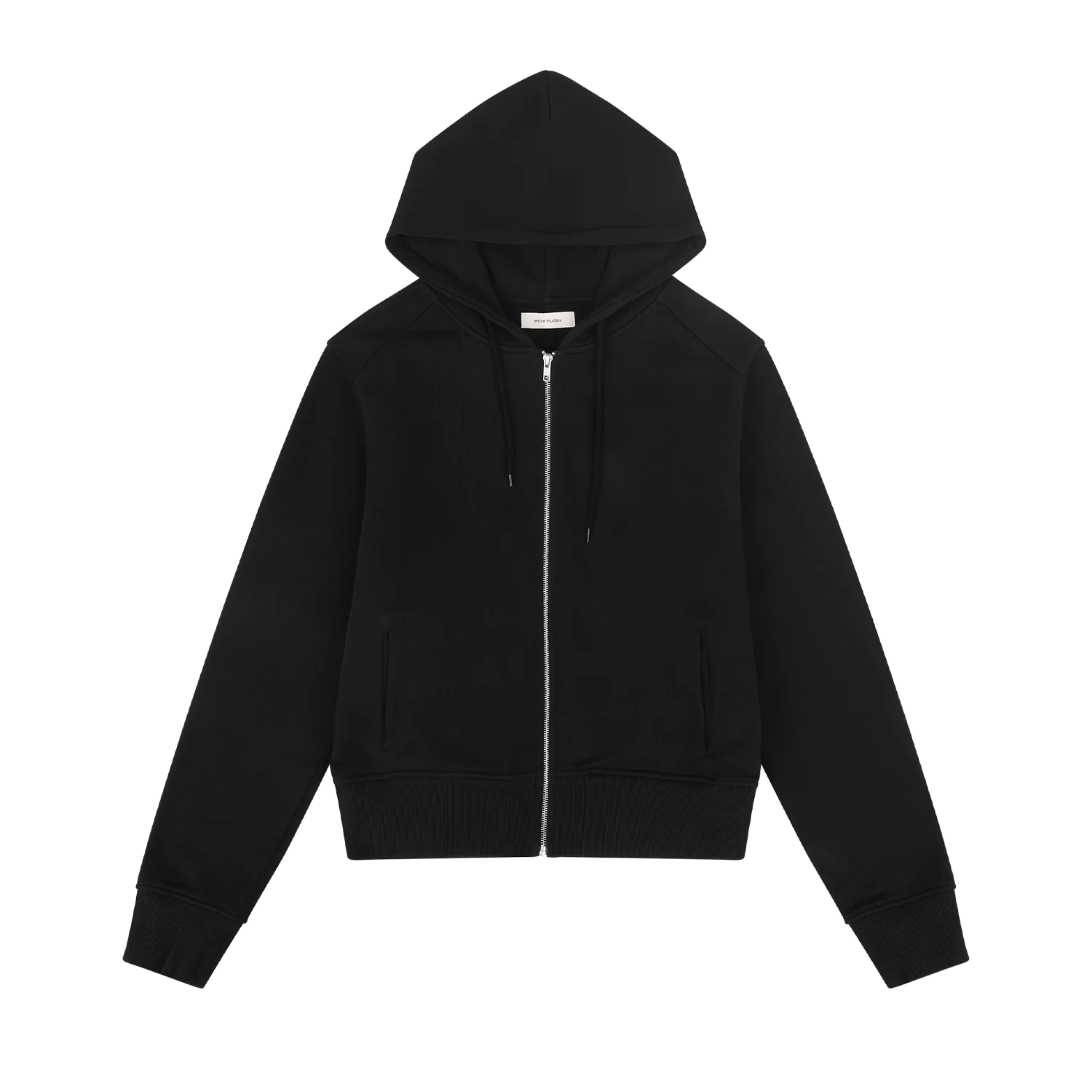 SLIM ZIP UP BLACK