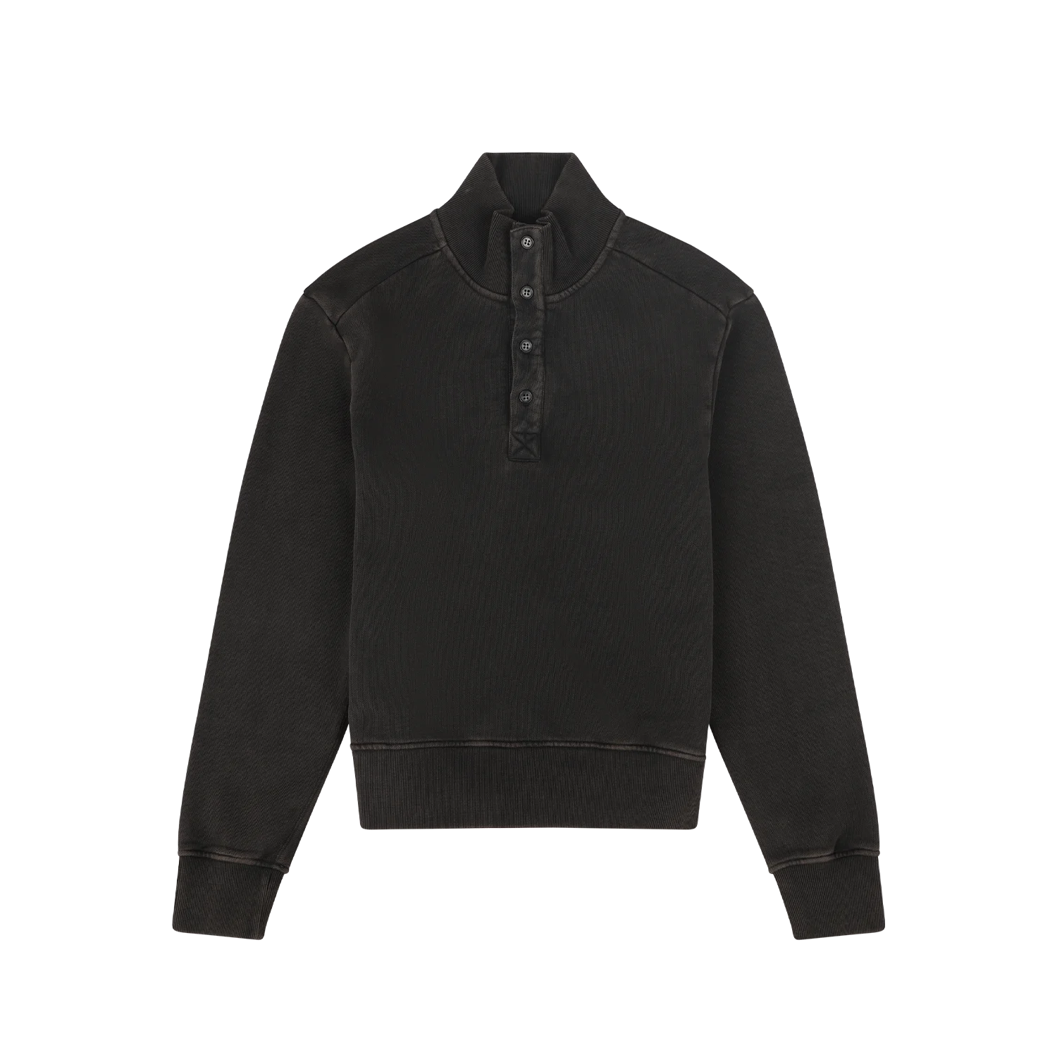 PORT PULLOVER WASHED BLACK