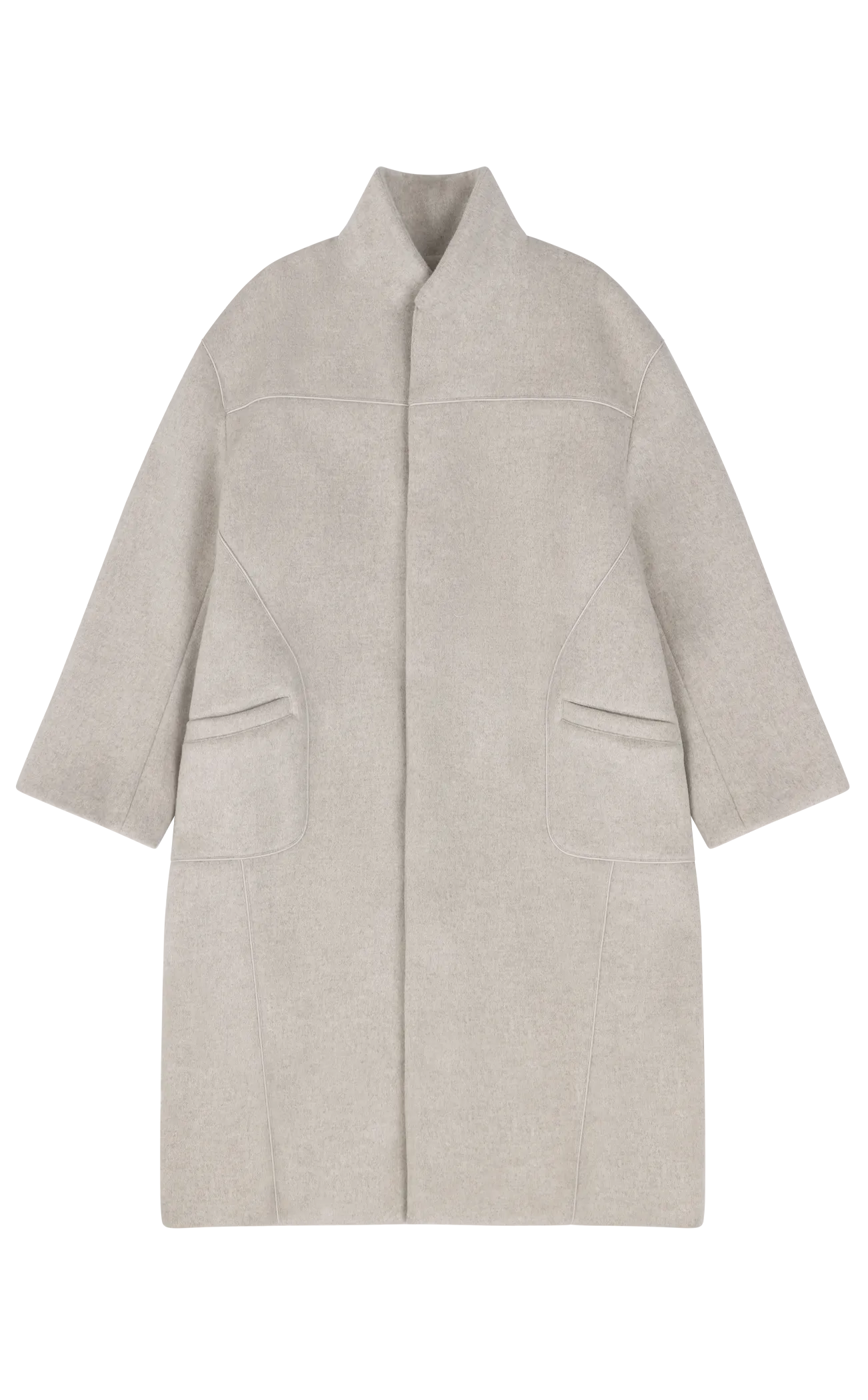 FUZZY COAT COOL GREY